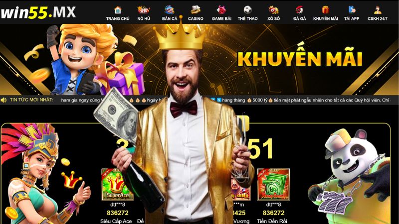 Lợi ích khi tham gia nhà cái Win55