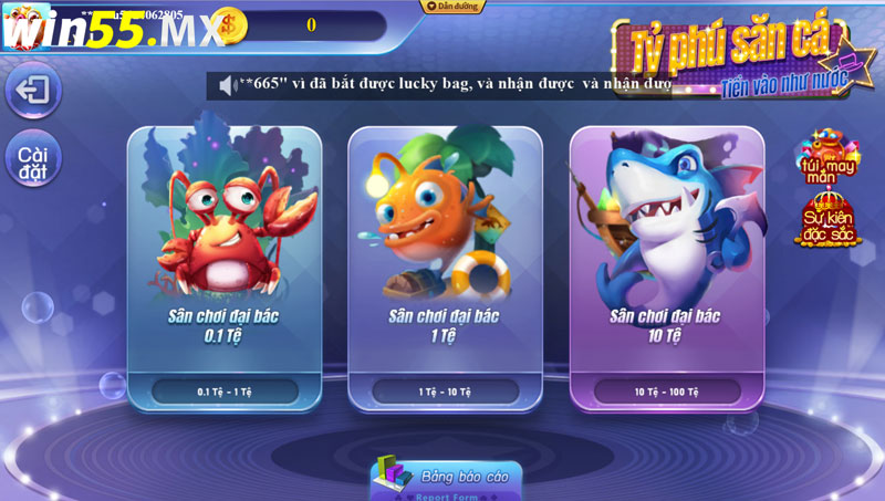 Sơ lược về sảnh game Bắn Cá Win55 là gì?